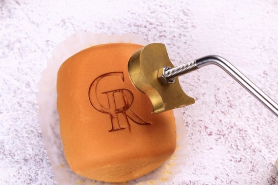 Custom Cake stamp Personalized leather wood food cake iron bread
