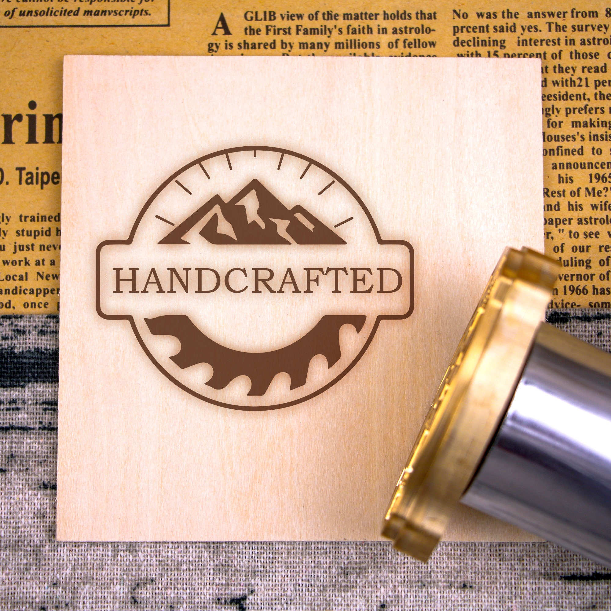 Leather Heat Stampleather Brandingwood Burning Stampcustom Etsy