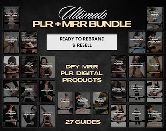 27 Done For You PLR Faceless Starter Kit Faceless Content Bank With MRR Faceless Digital Marketer MRR Guide  Master Resell Rights Products
