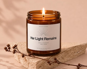 Personalized Stillborn Gift, Miscarriage Present, Gift Care Package for Pregnancy Loss, Memorial Candle for Grieving Mother and Family