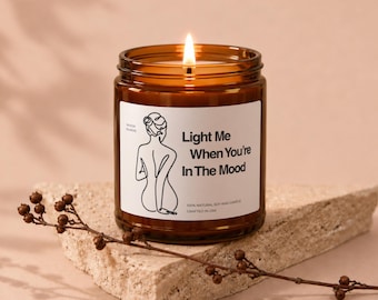 10 Year Anniversary Gift for Him, 10 Year Anniversary Gift for Wife, Funny Romantic Candle for Couples