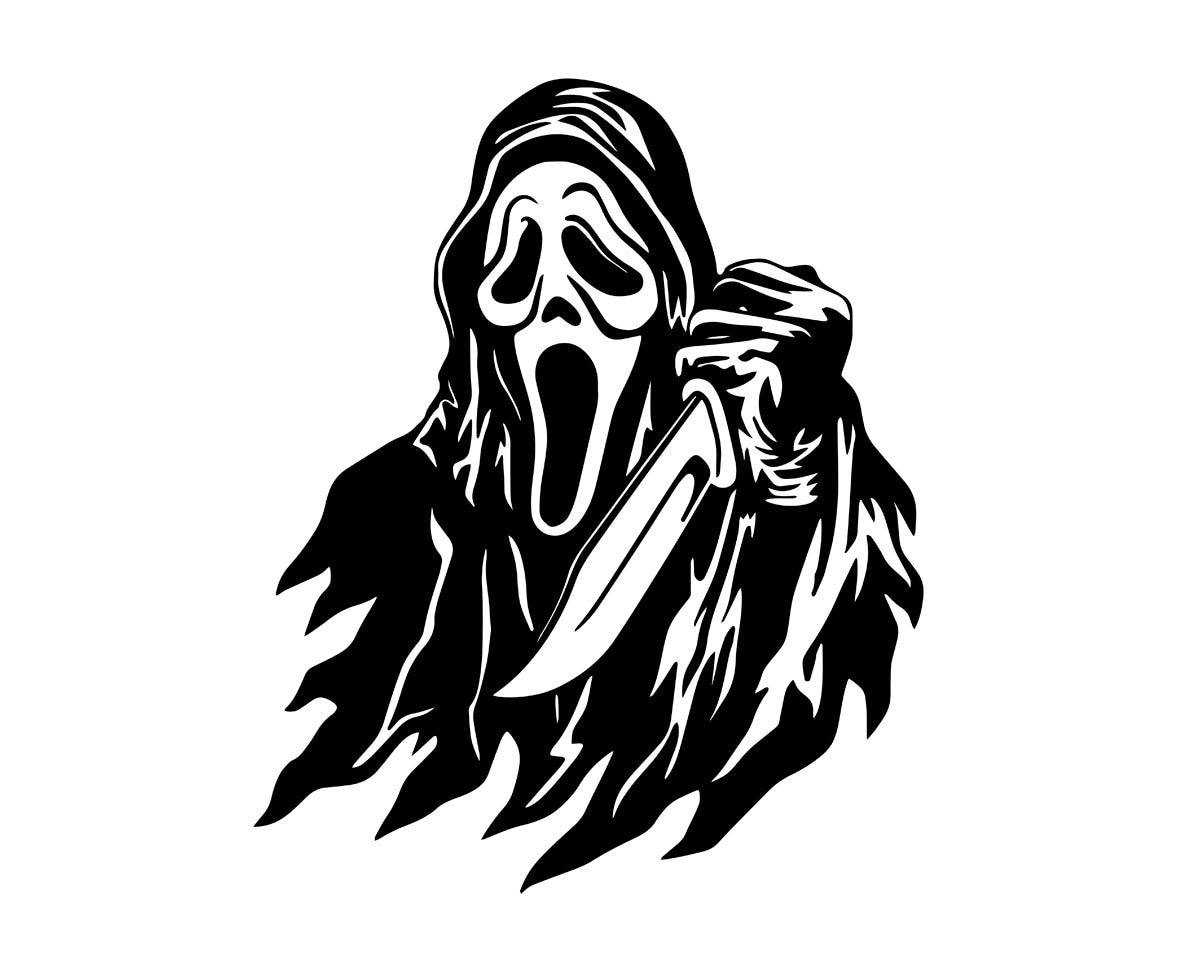 Ghost Face SVG Scream Mask Svg Png Horror Hhost (Download Now) 