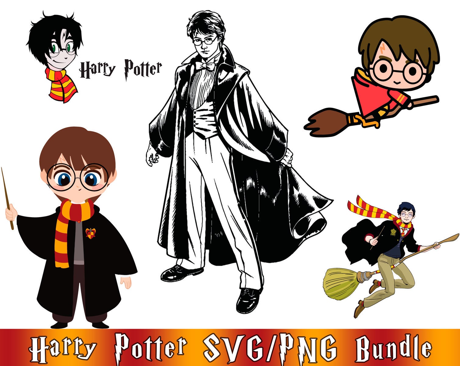 Harry Potter Clipart Svg Free SVG Cut Files