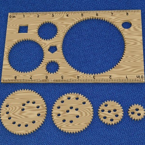 Spirograph SVG Laser Cut: Two Tool Sets Included - Perfect for Crafting and Design