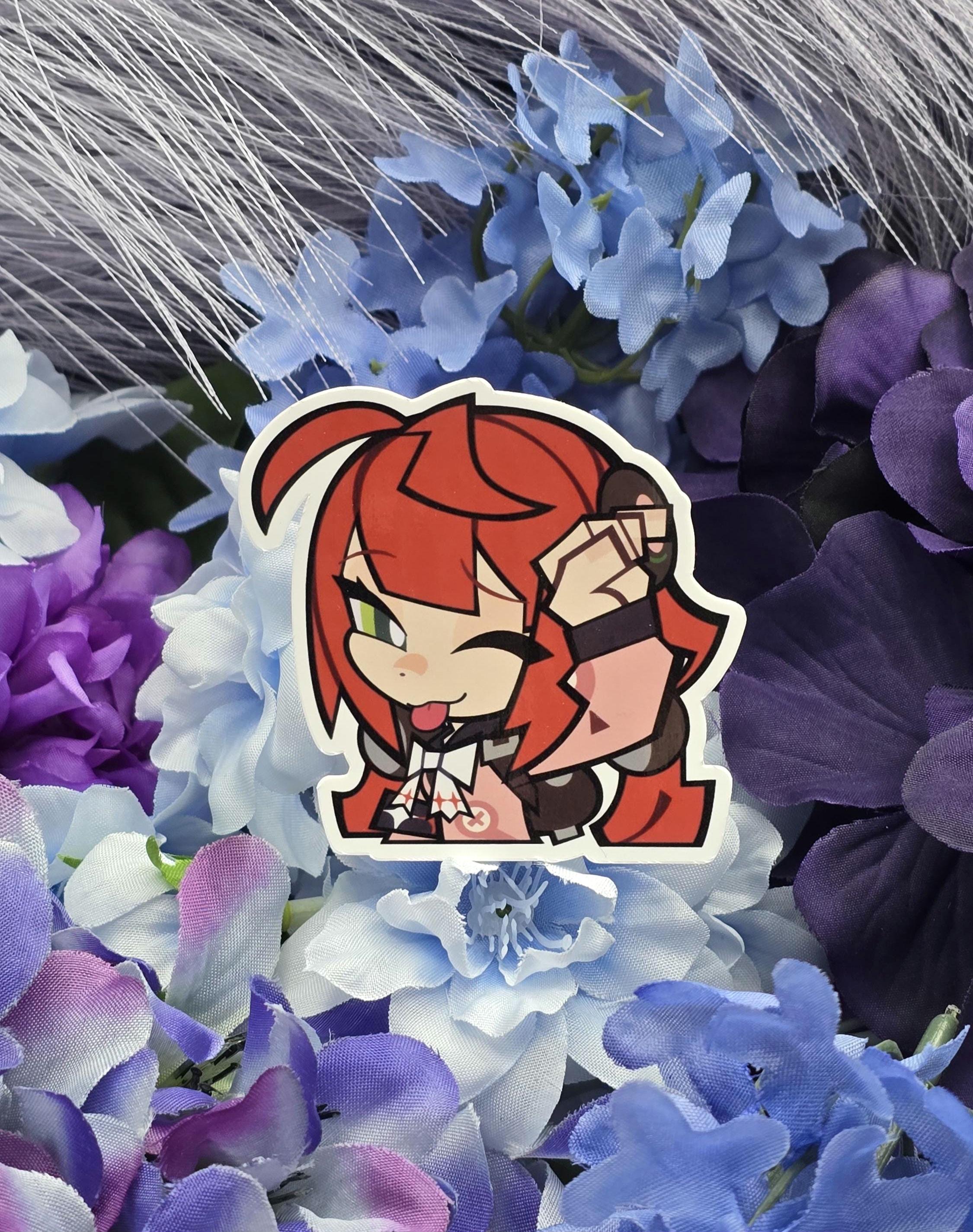 アイドル ExWHYZ clear sticker Yuzuha Wink Vinyl Sticker - Etsy