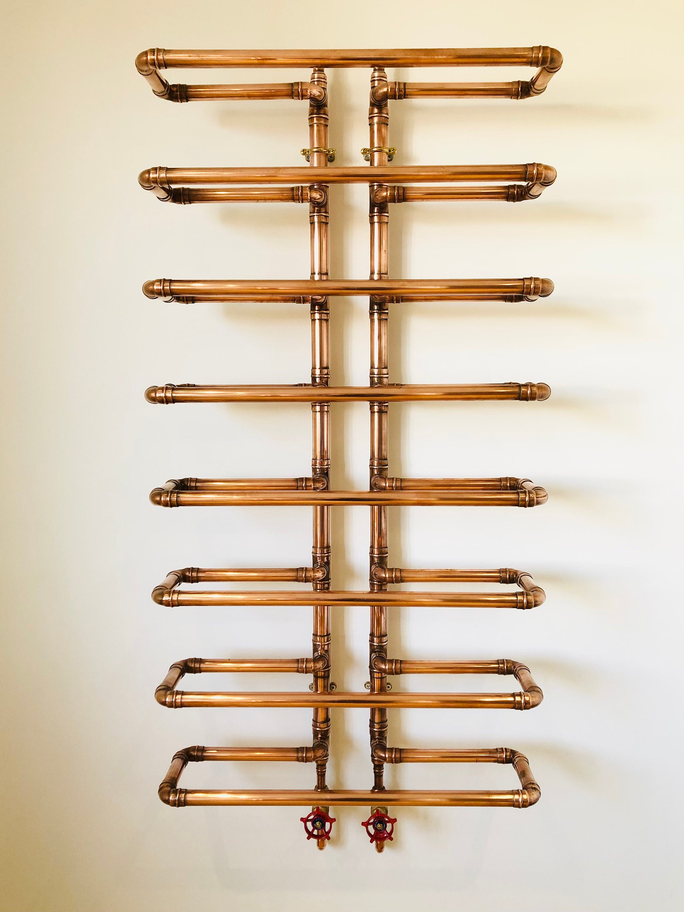 Copper Towel Rail Heated Copper Towel Rail Copper Towel Etsy