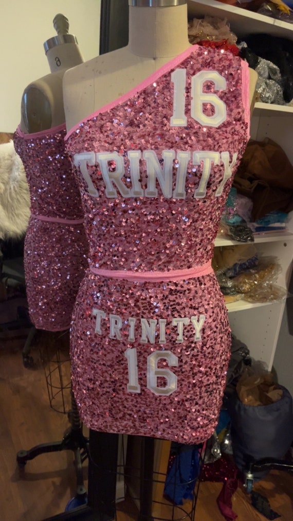 2pc Sequin Skirt Set Birthday Outfit Birthday Girl Party Wear Party Dress Sweet 16 Jersey Dress Etsy UK