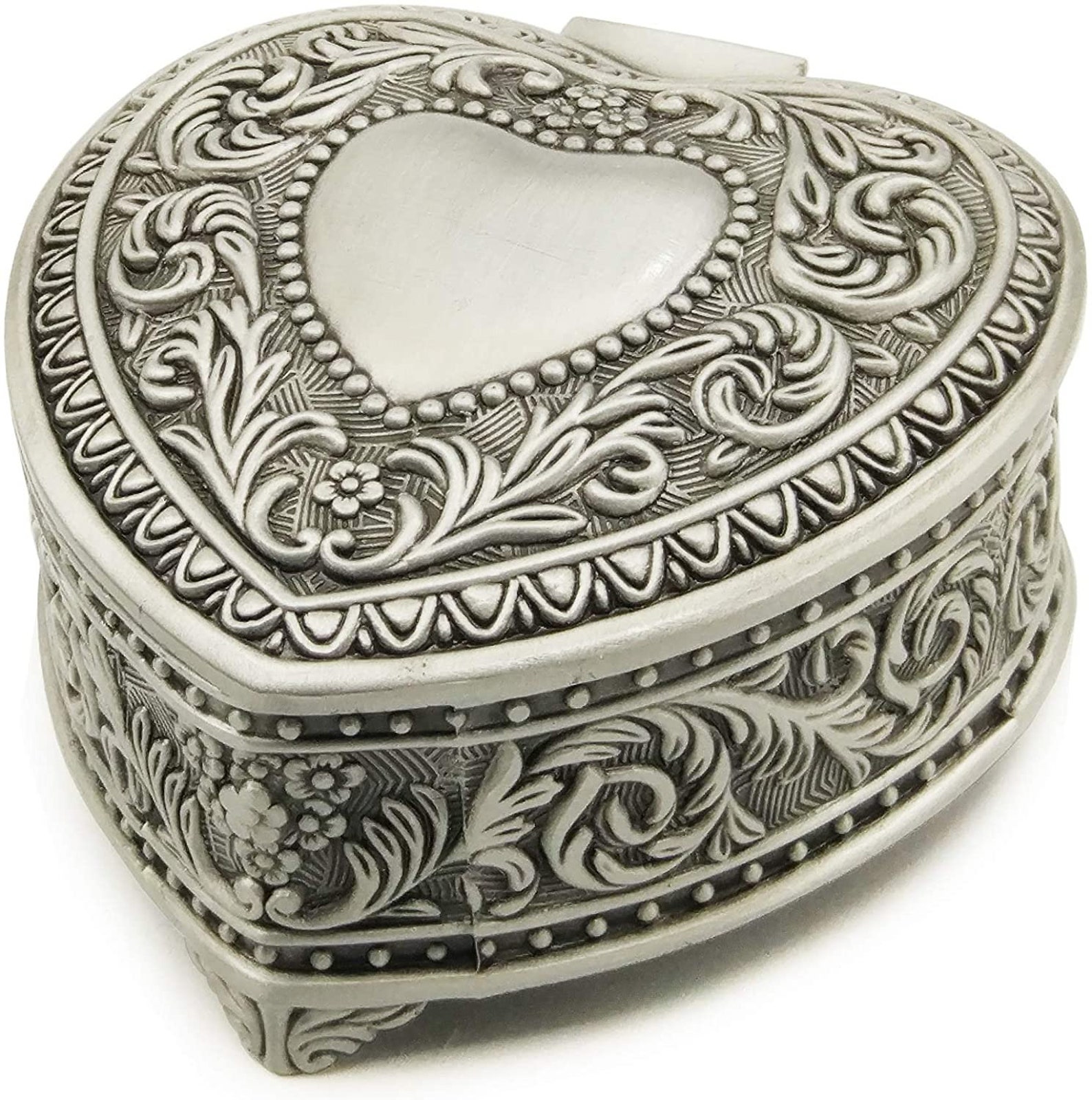 Antique Emboss Alloy Metal Music Box Wind Up and Golden Etsy