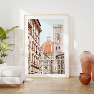 Florence print, Florence wall art, Florence Cathedral, Italy travel print, Florence architecture poster, Tuscany art, Italian travel gift
