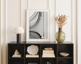London Architecture Photography Print – Black & White Urban Decor, Modern Minimalist City Wall Art