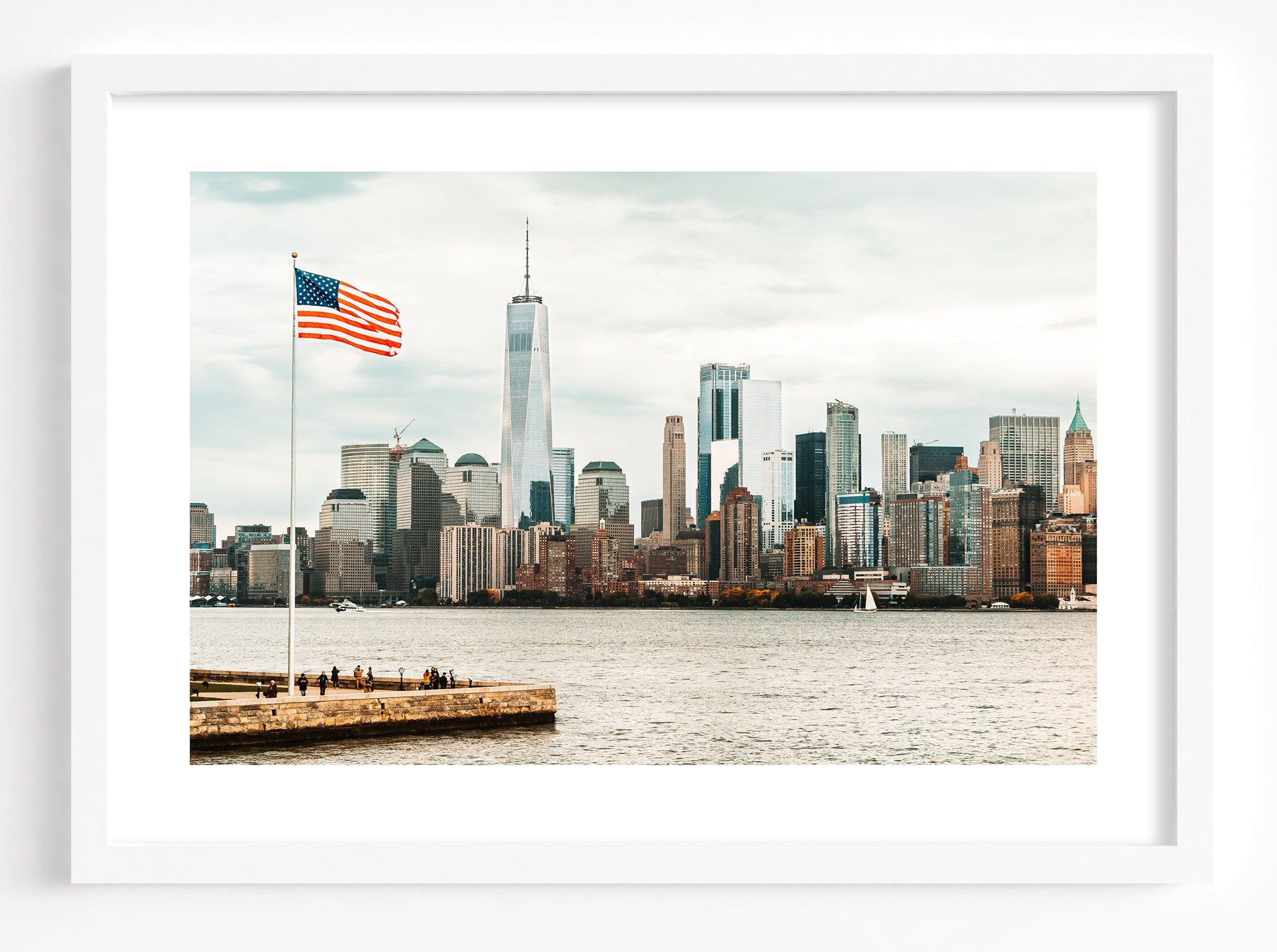 New York Print New York Skyline Travel Poster New York Etsy