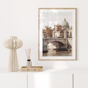 Rome Prints Set of 3 – Italian Wall Art, Colosseum Trevi Fountain St Peter’s Basilica, Roman Architecture Photography, City Travel Decor image 11