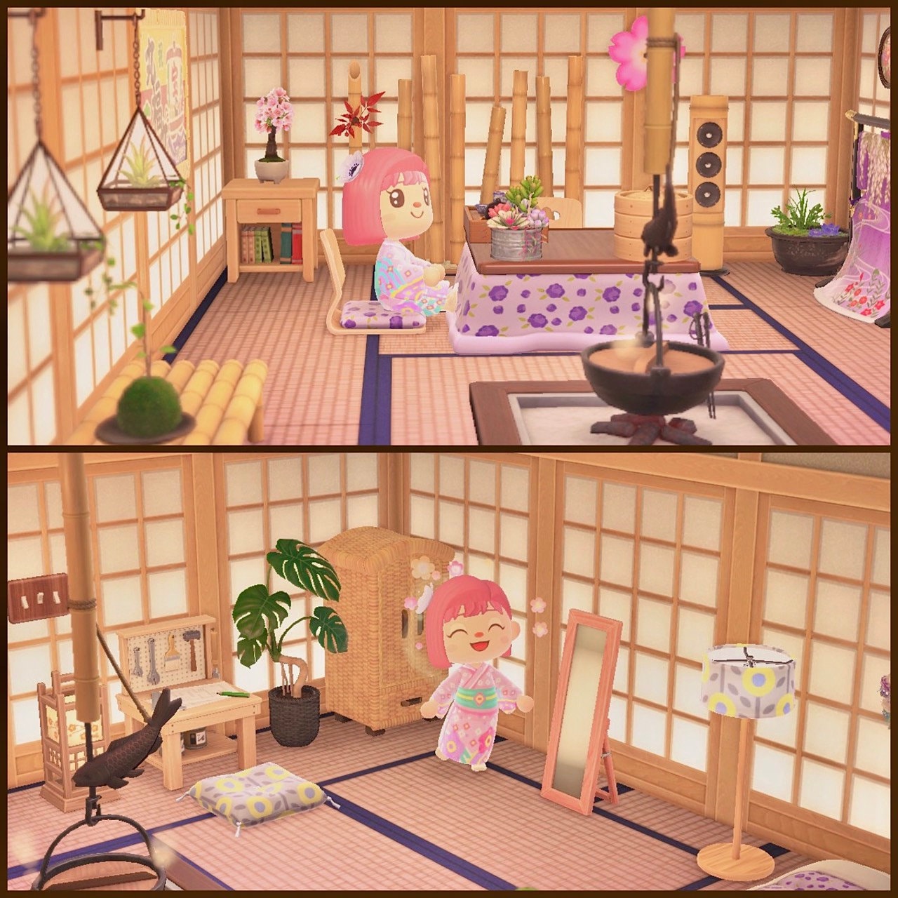 Japanes Tatami Wohnzimmer Möbel Set Animal Crossing neuen Etsy
