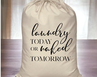 Large Laundry Sack with Handle