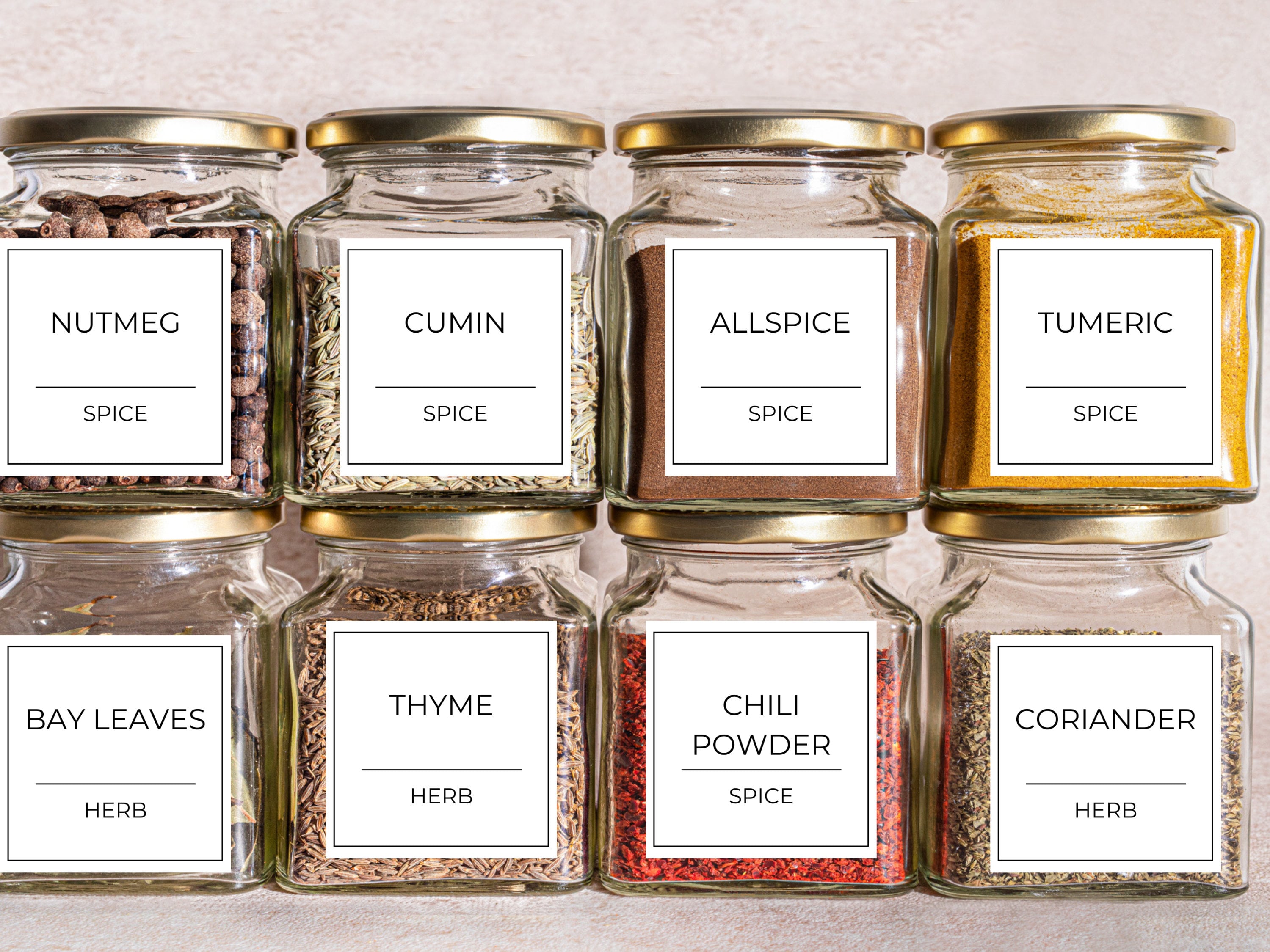 14 Pcs Talented Kitchen Spice Jars Set with 269 Spice Labels, Empty Square  Spice Bottles Containers 4 oz with Pour/Sift Shaker Lid, Spice  Organization, and Storage