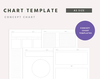 A5 Note Taking Template, Study Concept Chart Paper, Lecture Notes Template, Printable Study Notes For Student, Graphic Organizer