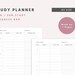 A5 Printable Student Planner, Student Weekly Plan, Undated Weekly ...