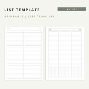A5 To Do Liste Planer, Listen Tracker, Kaufladen, Einkaufsliste, Listenherstellung Seite, Bucket Liste druckbar, To Do Liste Vorlage