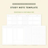 Cornell Notes Digital Notebook for Remarkable 2 | Note Taking Template ...