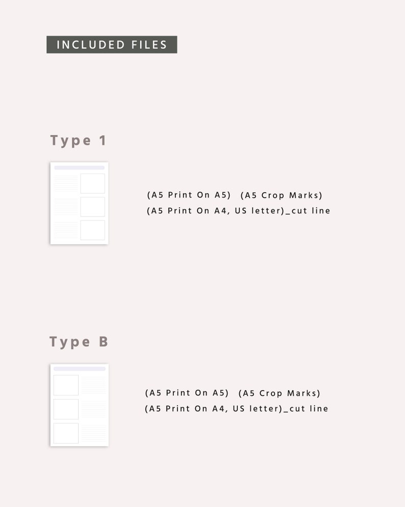 printable study note template: a4, a5, us letter (pdf)... A5 Study Note Planner Insert: Printable Note Template (digital Download ...