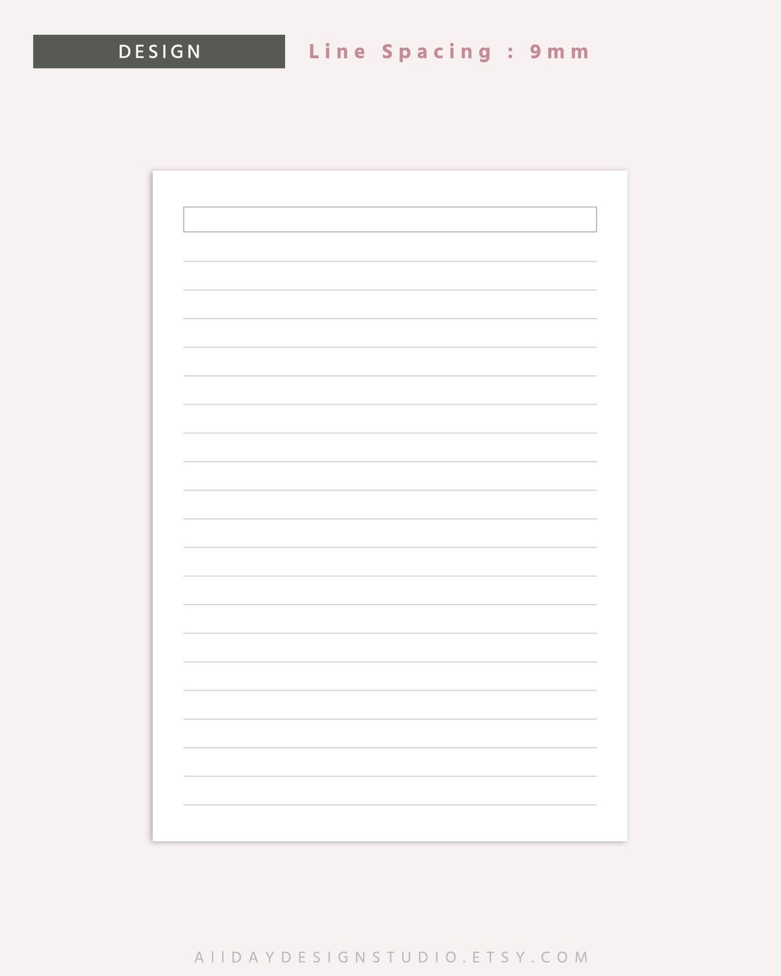 A5 Size Printable Lined Note Template, Grid Note Paper, Study Note ...