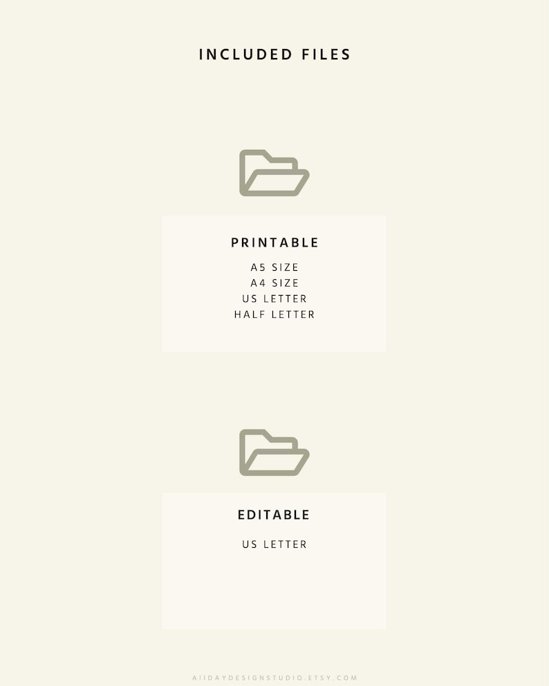 printable study note template: a4, a5, us letter (pdf)... Printable Study Note Template: A4, A5, US Letter (PDF) - Etsy