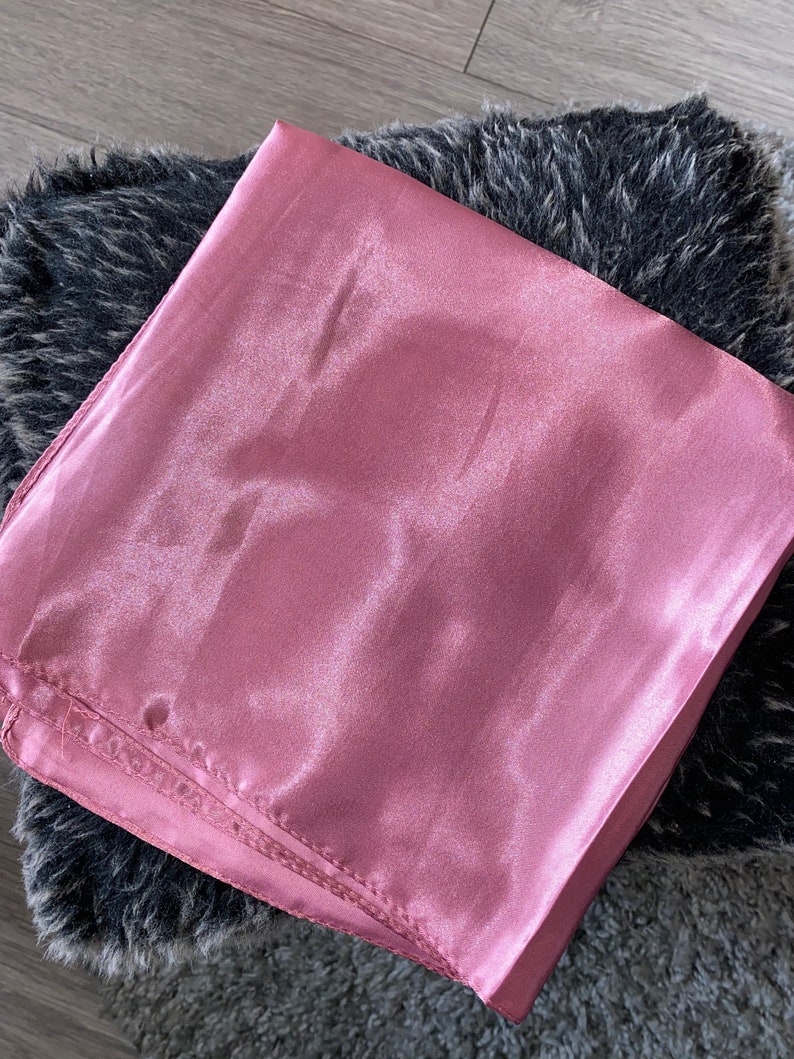 Mauve silk scarf