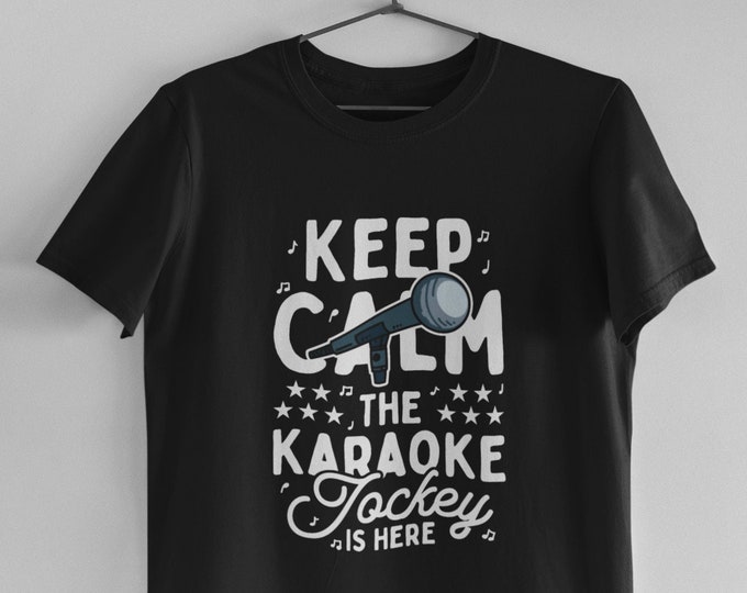 Karaoke Lover Shirt, Karaoke Night Shirt, Singinig Lover Shirt, Karaoke Lover Gift - The Karaoke Jockey T-Shirt (Unisex)