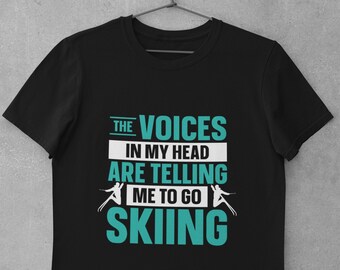 Ski Vacation Shirt, Ski Instructor Shirt, Slalom Ski Shirt, Skiing Lover Gift - To Go Skiing T-Shirt (Unisex)