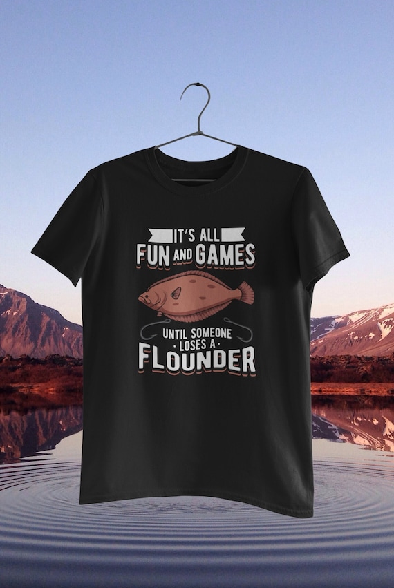 Flounder Fishing Shirt, Fluke Fishing Shirts, Flounder Shirt