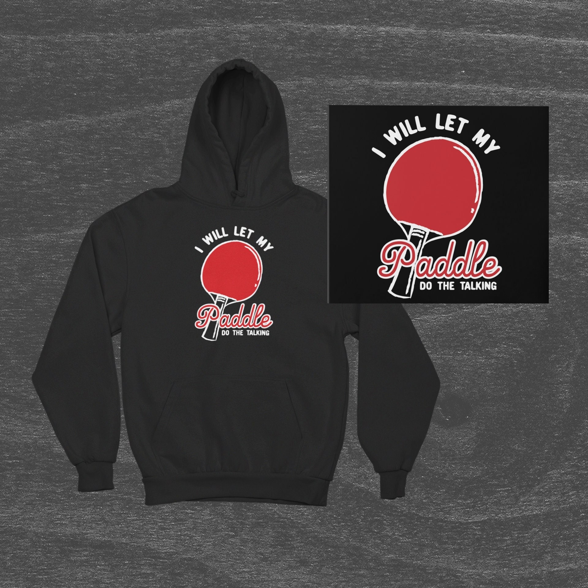 table tennis hoodie