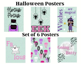 Pastel Halloween Bulletin Board or Classroom Decor, Cute Spooky Decor for Classrooms