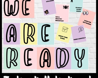 Testdrucke Pinnwand I Klassenzimmer Dekor Frühlingsfarben