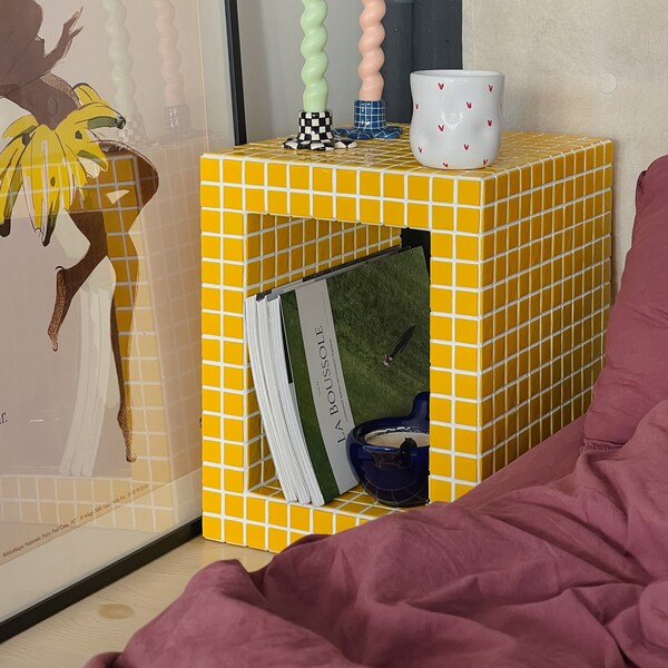 Tiled Side Table Build Plans (Download Now) Etsy Canada