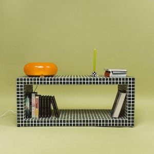 Tile coffee table, tile shelf, designer table, tile furniture, Tile Side Table, Home Design, Home Decor, TV table
