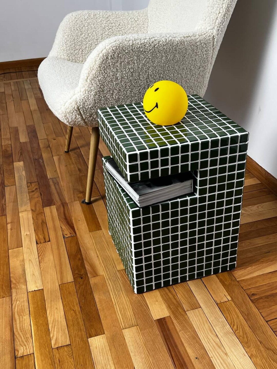Tile Side Table - Handmade Tile Table - Tile Furniture - Designer ...