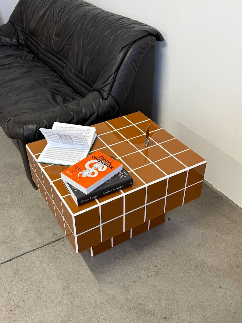 Tile Table Modern Designer Tiled Coffee Table. Living Room Table. Ceramic Tile Furniture ...