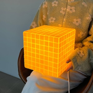 Tile table lamp, designer lamp, home decor, interior design,  lamp in the room, sweater for home