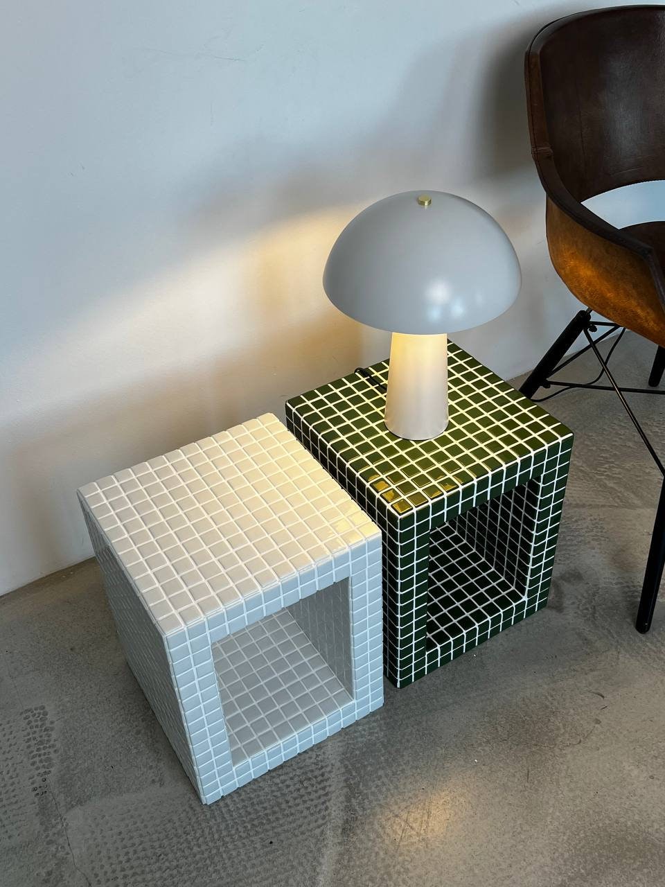 Tile Side Table - Handmade Tile Table - Tile Furniture - Designer ...