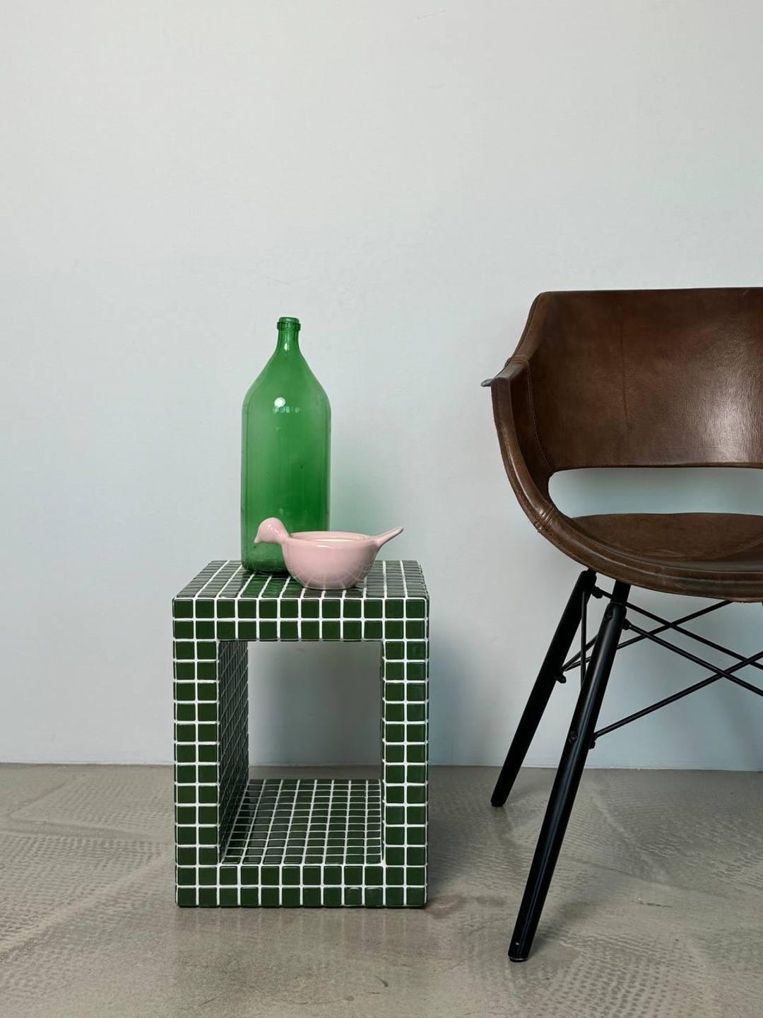 Tile Table Cube Handmade Tile Cube, Designer Furniture, Coffee Table, Table Near the ...