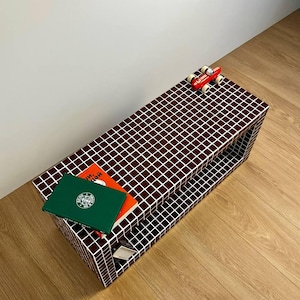 Tiled coffee table. TV table. Side table. Multifunctional table. Home decor. Designer furniture.