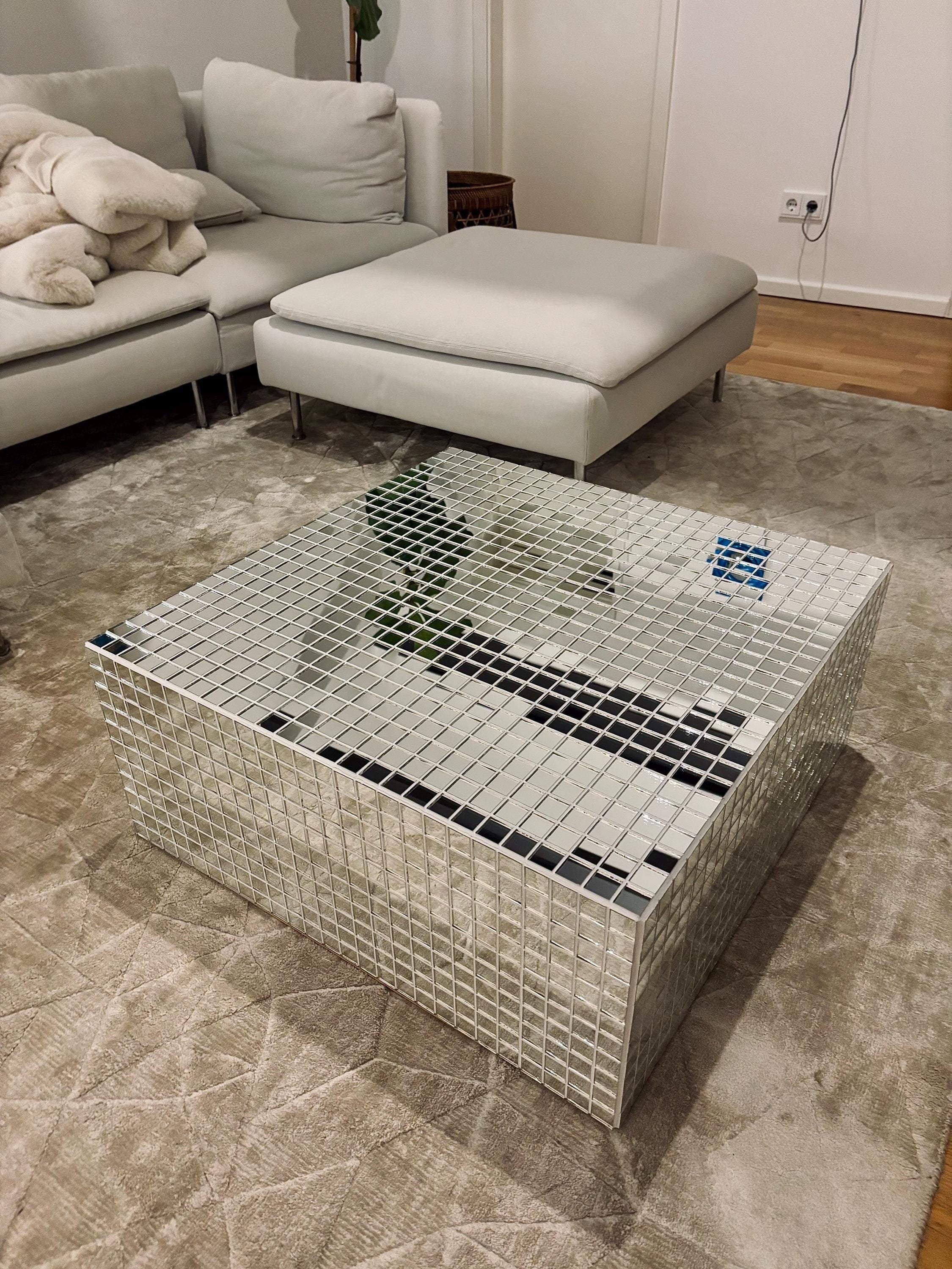 Infinity mirror coffee table - Etsy 日本