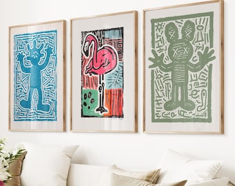 Trendy College Girls Dorm Decor Essentials Bundle, Preppy Back to School Prints, Vintage Retro Wall Art, Old Money Aesthetic, Girl Boss