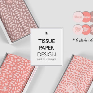 Branded Tissue Paper, Custom Tissue Paper, Printed Tissue Paper, Tissue  Paper With Logo, Packaging Materials, Branded Packaging Items 