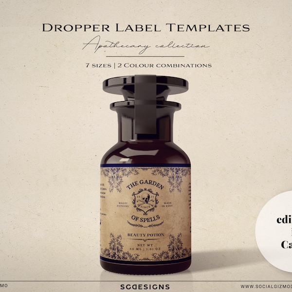 Potion Labels - Etsy