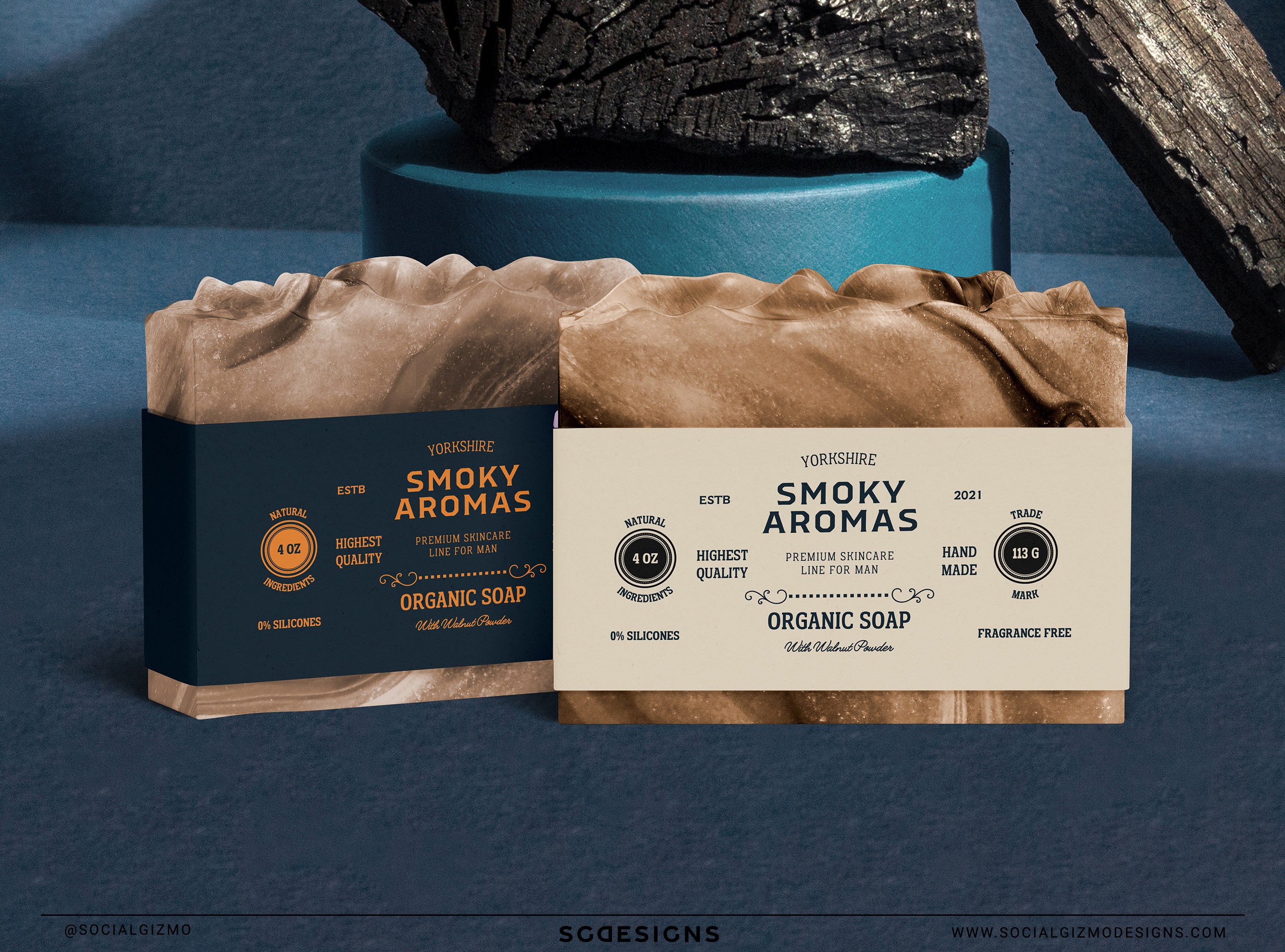 Vintage Apothecary Soap Label Template: Rustic Soap Bar Belly Band ...