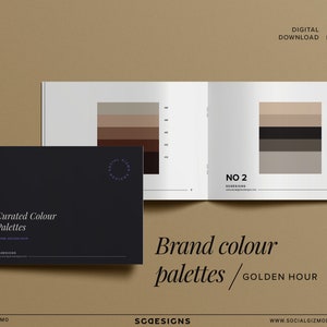 Brand Color Palette, Beige Color Palette, Boho Colour Schemes, Brand Colors, Printable Colour Palette Booklet, Brown Color Palettes