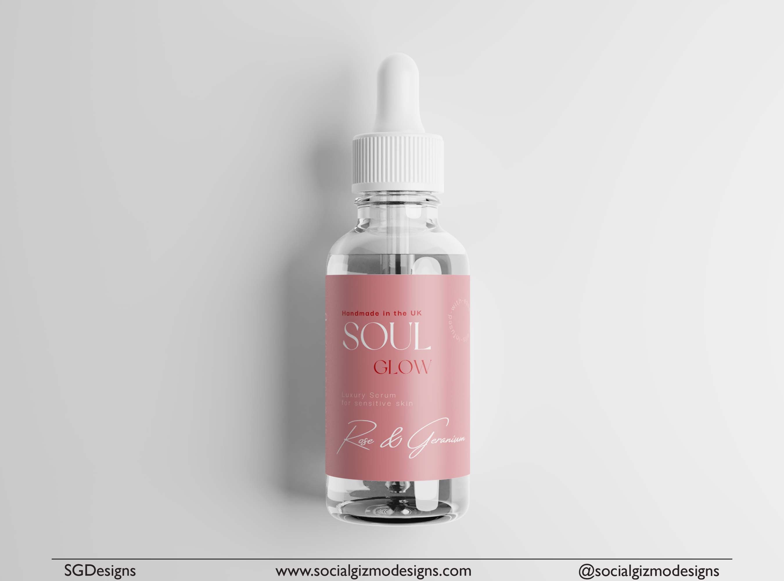 Luxury Dropper Label Template Red Dropper Label Design - Etsy