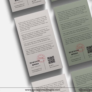 Soap Care Card Template, Editable Apothecary Soap Care Card, White Soap Care Guide, Soap Care Instructions, Editable Care Card for Soap #027