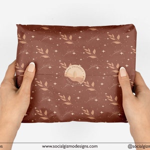 Mystische Kräuter Seidenpapier Design, Botanische Geschenkverpackung, Elegante Geschenkpapier, Produktverpackungspapier, Elegantes Seidenpapier Design